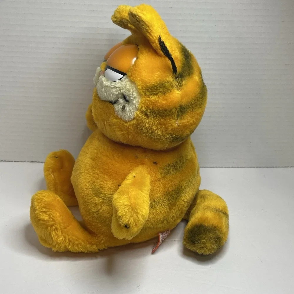 Vintage Garfield The Cat Plush Stuffed Toy By Fun Farm 11.5
